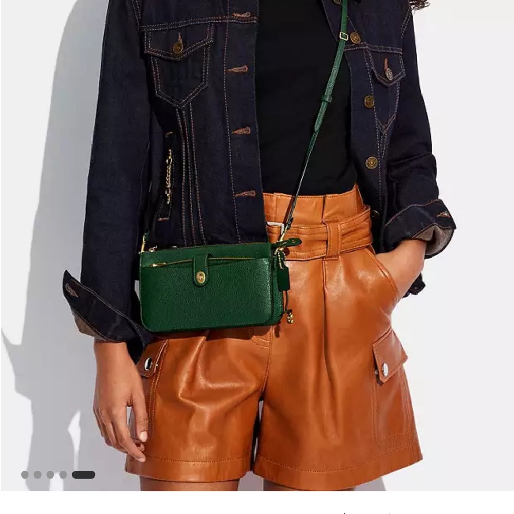 NWT Coach Green Crossbody Bag
